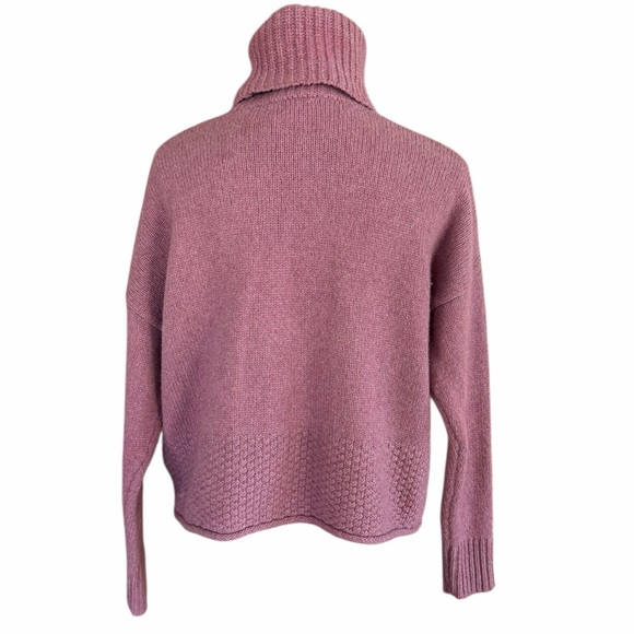Cozy Madewell Soft Wool Blend Turtleneck Sweater Size S - Picture 5 of 7